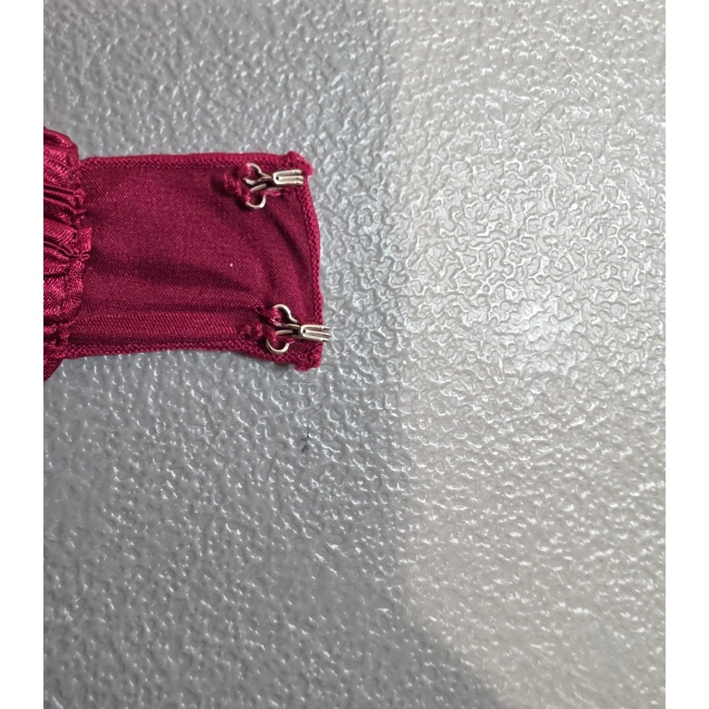 L'IDEE Anthropologie Women 12 Gatsby Convertible Midi Dress Oxblood Red Wine NWT - Picture 16 of 16